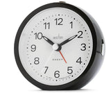 Acctim Elana White Non - Ticking Sweep Analogue Alarm Clock 15762 - Gadgetize