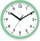 Acctim Nardo 20cm Radio Controlled Green Wall Clock 74665 - Gadgetize