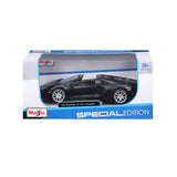 1:24 Dull Black Lamborghini Aventador Lp 700-4 Roadster  - Diecast Model car Collectables