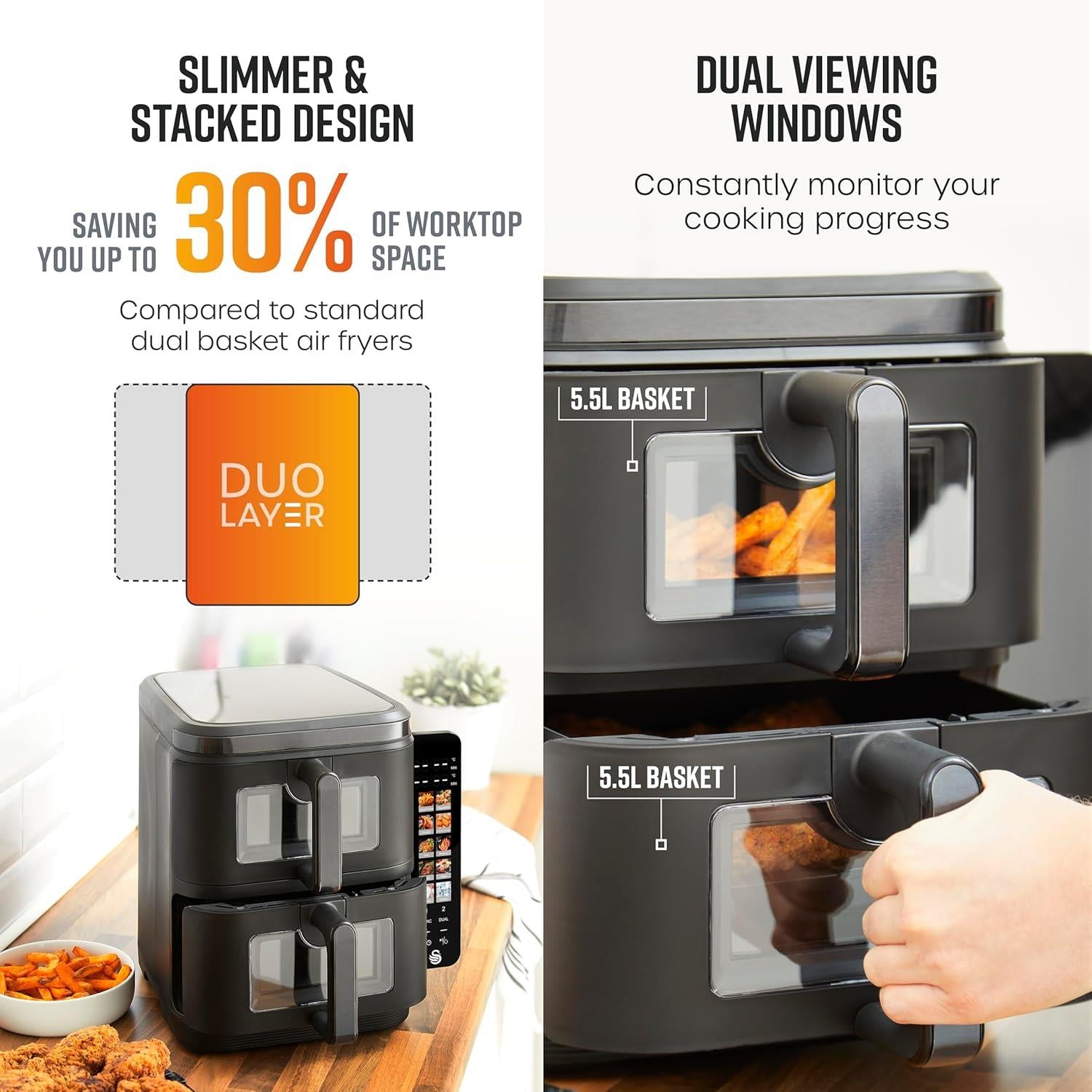 Swan 11L Duo Layer Air Fryer