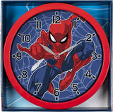 Spiderman Disney Marvel Children Red Wall Clock SPD3586 25CM