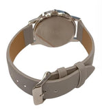 Limit Mens Basic Black Dial Grey Leather Strap Watch