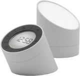 Acctim Jowie Dual Digital Alarm Clock/Nightlight Superbrite with Light Touch Sensor Grey