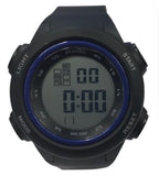 Ravel Mens 3ATM Digital Sports Blue Ring Watch RDG.14.35
