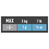 Salter ARC Digital Kitchen Scales 3kg Capacity Black