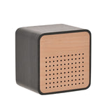 Interval Wooden Alarm Clock with Bluetooth Speaker - Black Interval