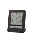 Acctim Sinclair Radio Controlled Analogue/Digital Alarm Clock Black 71723