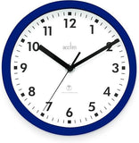 Acctim Nardo 20cm Radio Controlled Blue Wall Clock 74669
