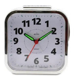 Acctim Otis Analogue Sweep Bell Alarm Clock White 16492