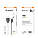 Panther Force Fast Charge & Sync Micro USB Cable – High-Speed Data Transfer 1M