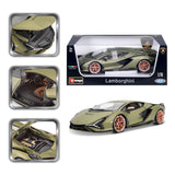 1:18 Lamborghini Sian Metallic Green - Model Car Toy kids Collectables by Maisto