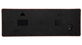 NeXtime "BIG D", square, Large display, Digital with adapter, very silent, 51,5 x 18 cm, Black wall clock
