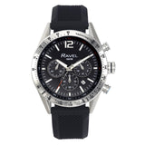 Ravel Mens Fashion Sports 100m Water Resistant Chronograph Dated Dial Rubber Strap Watch RPR-M Available Multi Colors