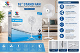 Delight 16" Pedestal Oscilation Fan