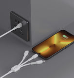 Multi-Device USB A 4-in-1 Cable 1.2m