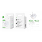 Woox MX0167 UK Type-C 20W PD Wall Charger, White