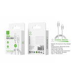 Woox MX0028 Type C to Lightning Braided Data Cable, 30W, 3.3ft 1m, White