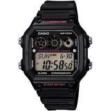 CASIO World Time Alarm Digital Watch AE-1300WH-1A2VDF