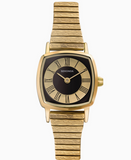 Sekonda Ladies 1970s Gold Case & Bracelet with Black Dial Watch