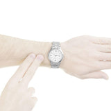 Sekonda Men's White Dial Stainless Steel Bracelet Watch - 3729