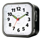 Acctim Otis Analogue Sweep Bell Alarm Black Clock 16493