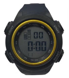 Ravel Mens 3ATM Digital Sports Golden Ring Watch RDG.14.37