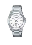 Casio Mens Stainless Steel Day-Date Watch Gadgetize