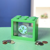 Bank Blox Green Money Box - Saving for an Adventure Celebrations®