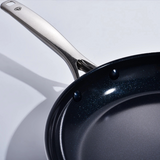 Blue Diamond 7-Pcs Cookware Set - Casserole, Frying & Wok Lids & Mats