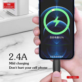 Earldom Charging Cable 25cm USB to Type C EC-163C