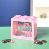 Bank Blox Pink Money Box - Wine Fund Celebrations®