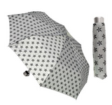GREY FLOWER UMBRELLA