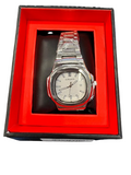 SUPLEON Men's Stainless Steel Analog Watch – Silver Dial Gadgetize