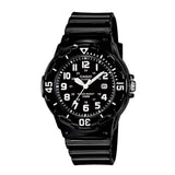 Casio Women's Analogue Resin Strap Black Watch - LRW-200H-1BVDF