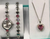 Limit Ladies Bling Fashion Bracelet Necklace and Watch Gift Set 6062G