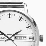 Sekonda Mens Originals Silver Case & Stainless Steel Bracelet with Silver Dial