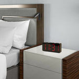 Lloytron 'Sunrise' Large 1.6'' LED Display USB Powered Alarm Clock