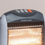 Kingavon Halogen Heater Portable 3-Bar Freestand 1200W