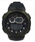 Ravel Mens 3ATM Digital Sports Green/Black Watch RDG.14.38