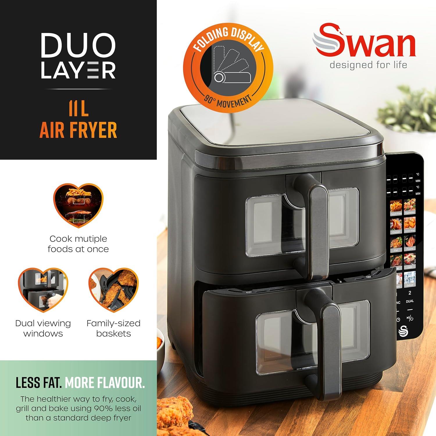 Swan 11L Duo Layer Air Fryer