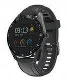 M.TK Blue tooth Support voice calling, Color Screen, Touch Screen with waterproof Gun Black Smart Watch