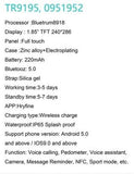 M.TK Blue tooth voice calling, Touch Screen with IP65 Splash waterproof Black Smart Watch - Gadgetize