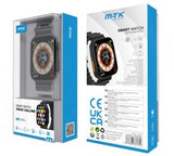 M.TK Blue tooth voice calling, Touch Screen with IP65 Splash waterproof Black Smart Watch - Gadgetize