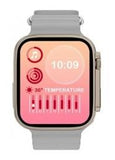 M.TK Blue tooth voice calling, Touch Screen with IP65 Splash waterproof Grey Smart Watch - Gadgetize