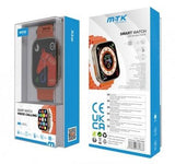 M.TK Blue tooth voice calling, Touch Screen with IP65 Splash waterproof Orange Smart Watch - Gadgetize
