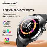 Panther Force 1.52" 3D Spherical Screen SmartWatch - Gadgetize