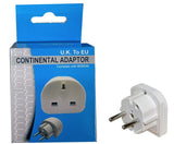PowerPlus Continental Travel Adaptor UK - EU - Gadgetize