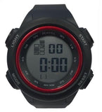 Ravel Mens 3ATM Digital Sports Red Ring Watch RDG.14.36 - Gadgetize