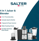 Salter 4 in1 Fruit Juicer & Smoothie Maker 400W - Gadgetize