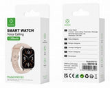 Woox MX0181 Bluetooth with Voice Calling, BT V5.3, 200mAh Battery, Rose Gold Smart Watch - Gadgetize